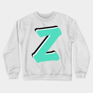 Letter Z Crewneck Sweatshirt